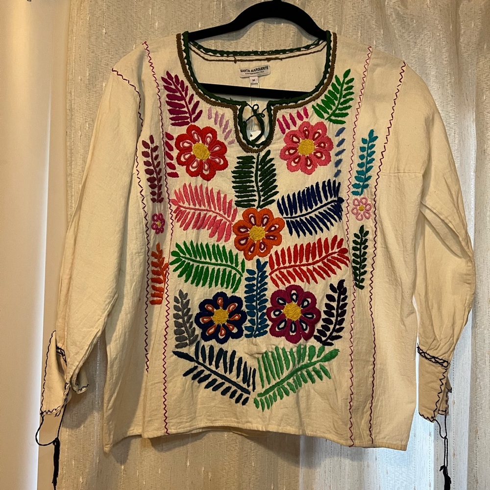 Santa Marguerite Woven Top